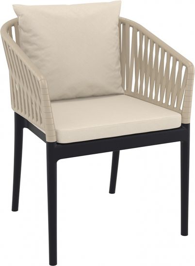 Кресло пластиковое с подушками Portofino