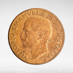 Italy 10 Centesimi 1922 R "Victor Emmanuel III", VF
