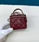 Сумка Chanel Vanity mini , бордовый