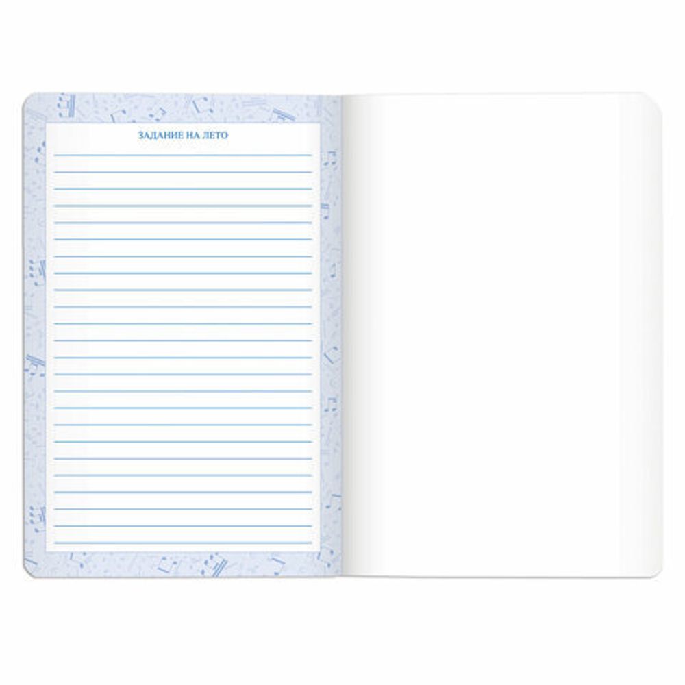 Дневник для музыкальной школы 48 л., обложка кожзам гибкая, термотиснение, BRAUBERG, фиолетовый, 105495