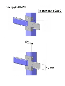Кронштейн крепежный 10 шт.