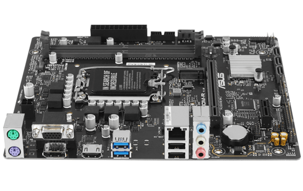 Материнская плата ASUS PRIME  H610M-R-SI, LGA1700 2xDDR5 4xSATA3 M.2 1xVGA 1xHDMI 1xDP mATX