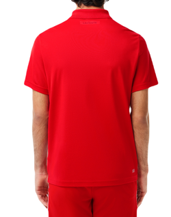 Теннисное поло Lacoste Tennis x Novak Djokovic Ultra-Dry Polo - red