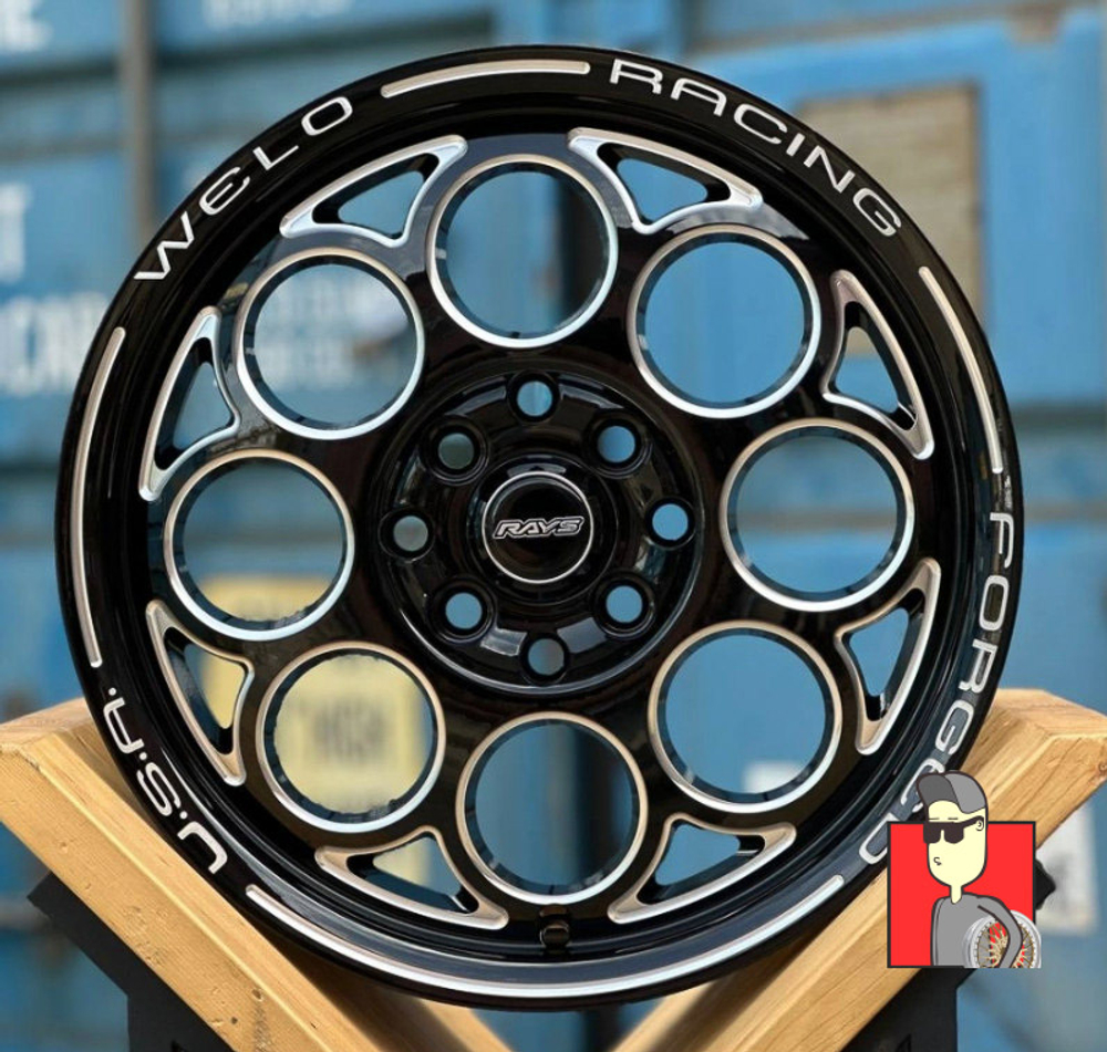 Комплект дисков Rays Weld Racing 15x6.5 et40 4x100/4x114.3