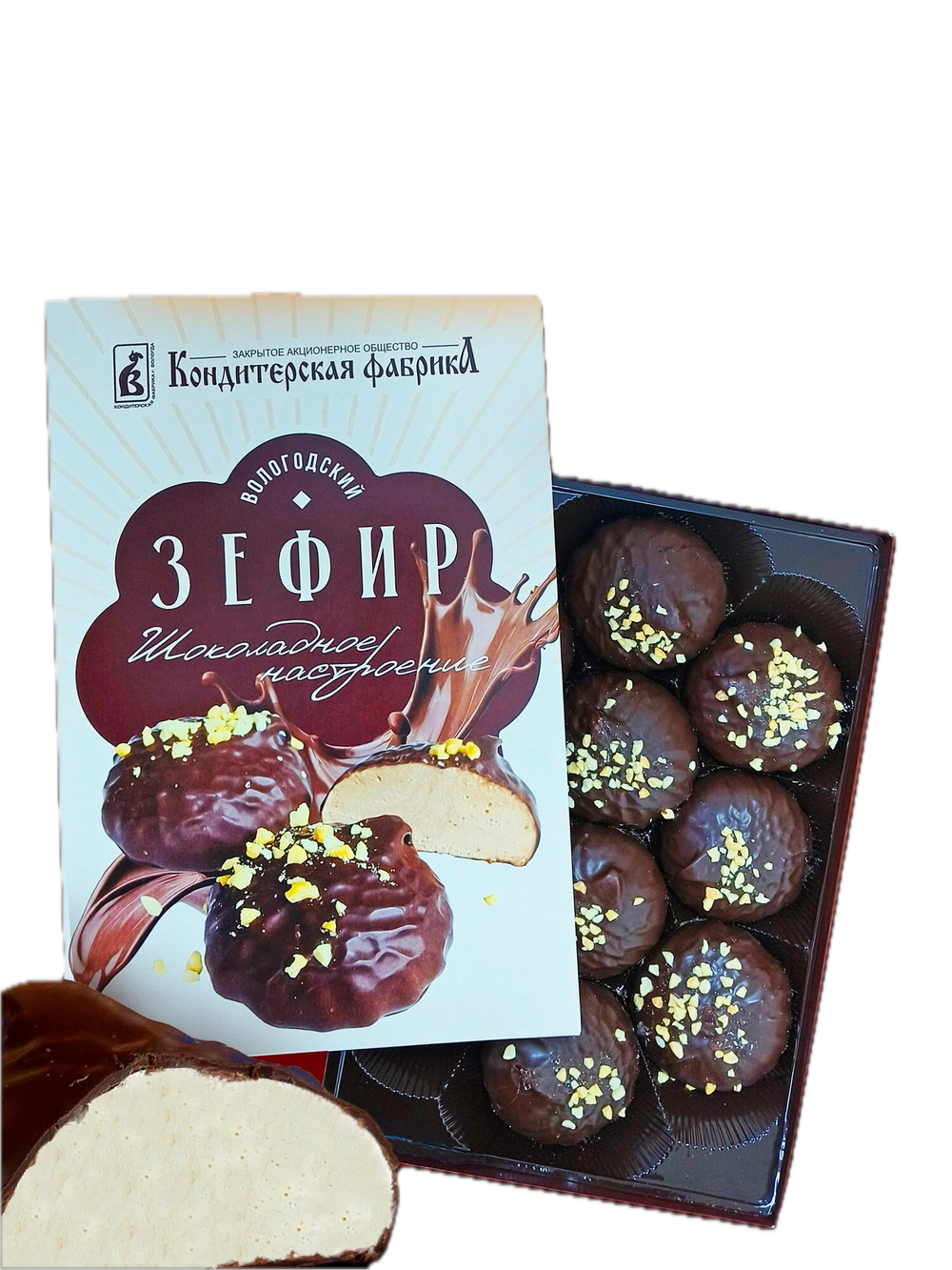 Зефир в шоколаде "Шоколадное настроение, 250 гр.