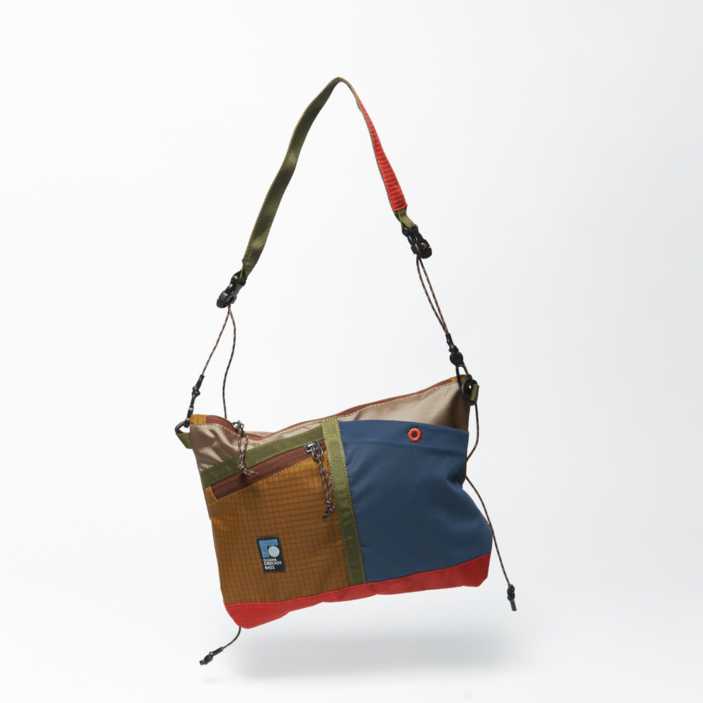 Сумка Sacoche песочный/бронзовый/темно-синий