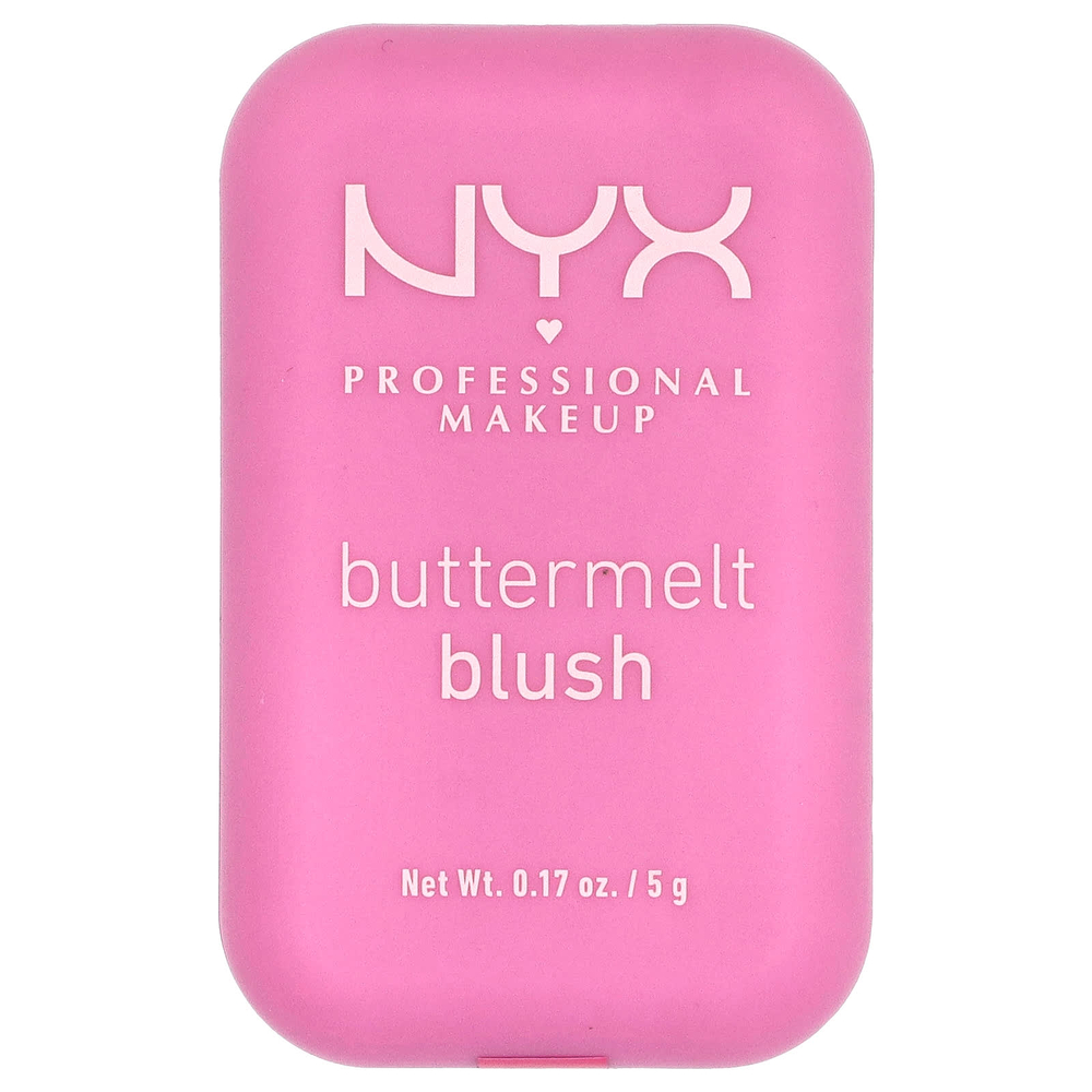 NYX Professional Makeup, Buttermelt Blush, 01 My Butta Half, 5 г (0,17 унции)