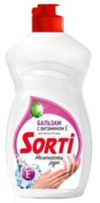 SORTI Ср-во д/посуды,Бальзам с Витамином Е 450мл