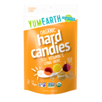 YumEarth, органические леденцы, витамин C, с цитрусовым вкусом, 93,6 г (3,3 унции)