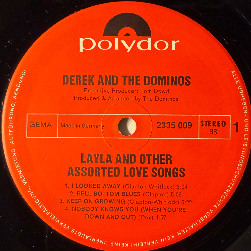 Derek & The Dominos ‎– Layla 2LP (Германия 1970г.)