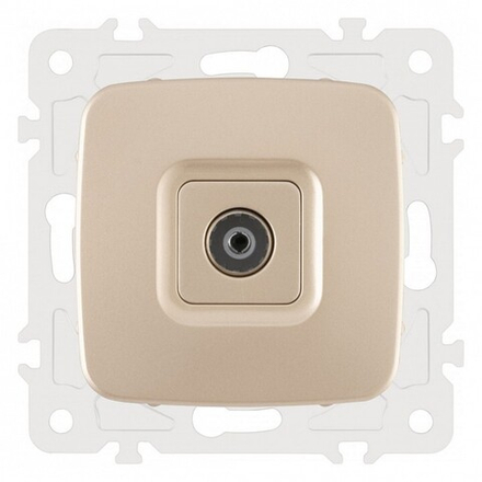 ТВ-розетка без рамки Arte Milano am-205 205.43-1.shampan