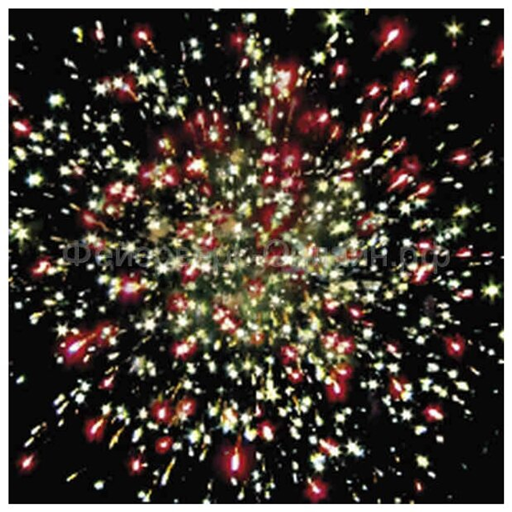 Батарея салютов Русский фейерверк Р8475 Новогодняя Затея(1,25"х100)