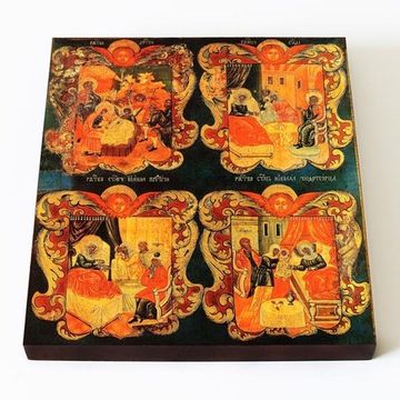 Икона Доброчадие или Четыре Рождества