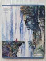 Тетрадь 48 листа А5+.  "Искусство Японии", общая, клетка. Формат А5+ (163*203 мм). Арт.120044. С полями. Комплект 5 шт.