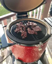 Керамический гриль Kamado Joe Classic III, 46 см (красный), с ножками и столиками
