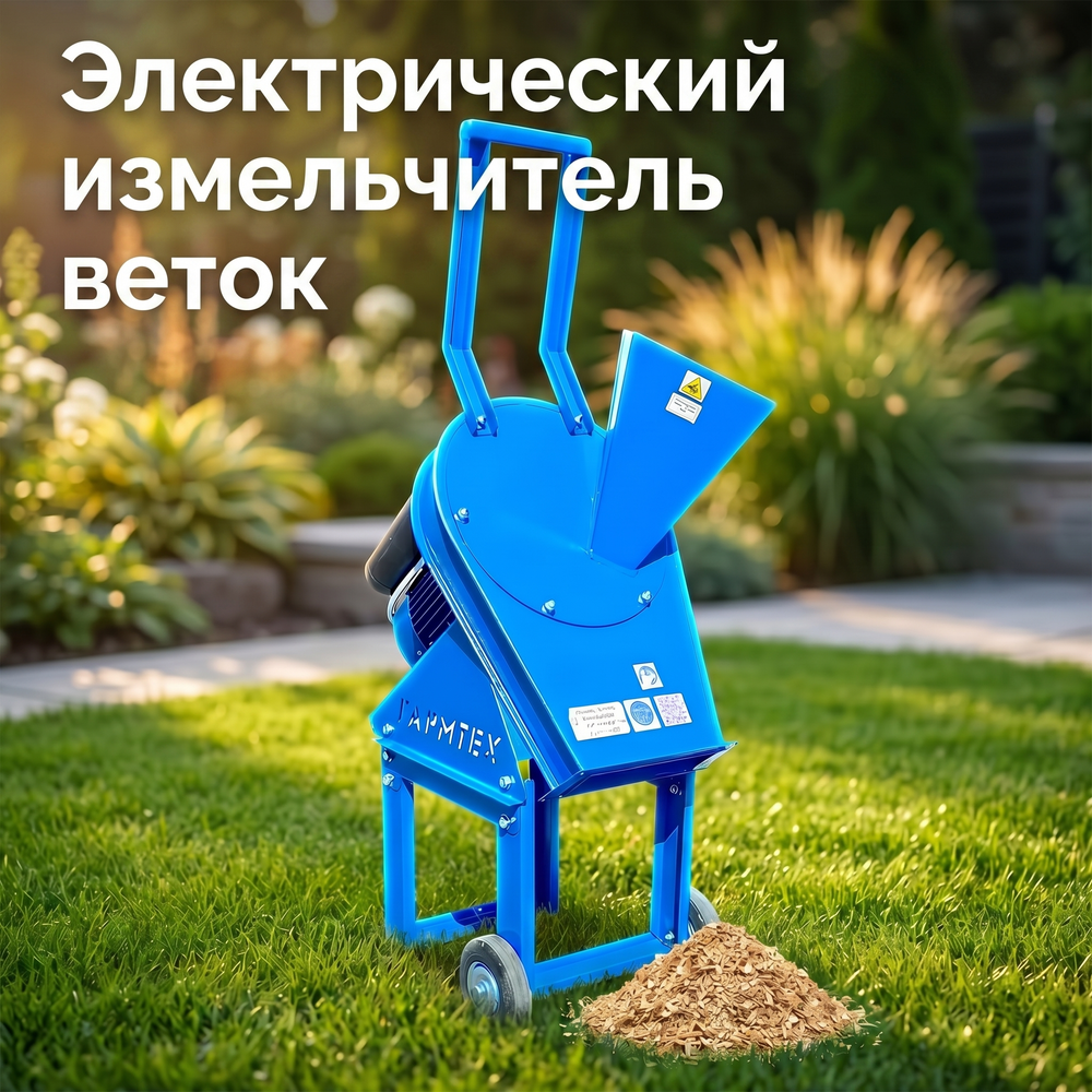 Измельчитель садовый веток "Ур" 2,2 кВт 220 В