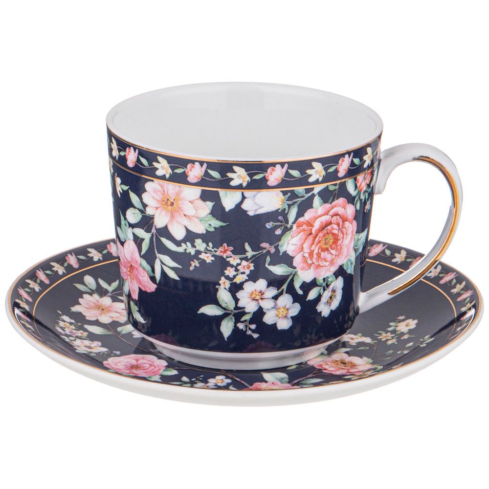 ЧАЙНЫЙ СЕРВИЗ LEFARD "GRACE" НА 6 ПЕР. 14 ПР. СИНИЙ (КОР=3НАБ.)