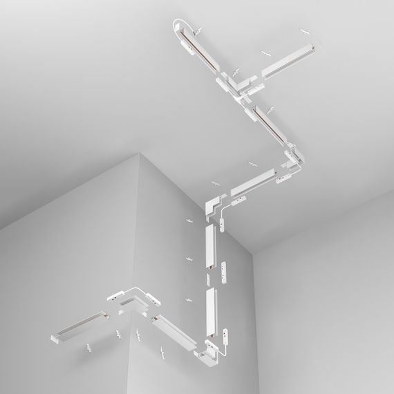 Шинопровод накладной/подвесной магнитный Maytoni Technical Exility Busbar trunkings TRX034-412W