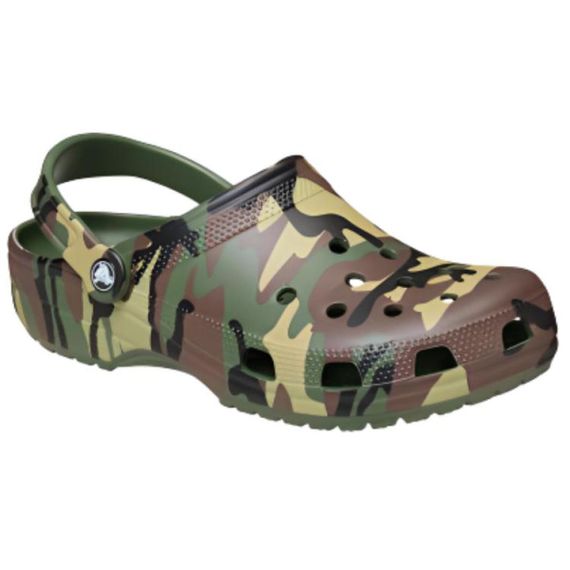 Crocs Classic Camouflage Clog 'Green Brown'