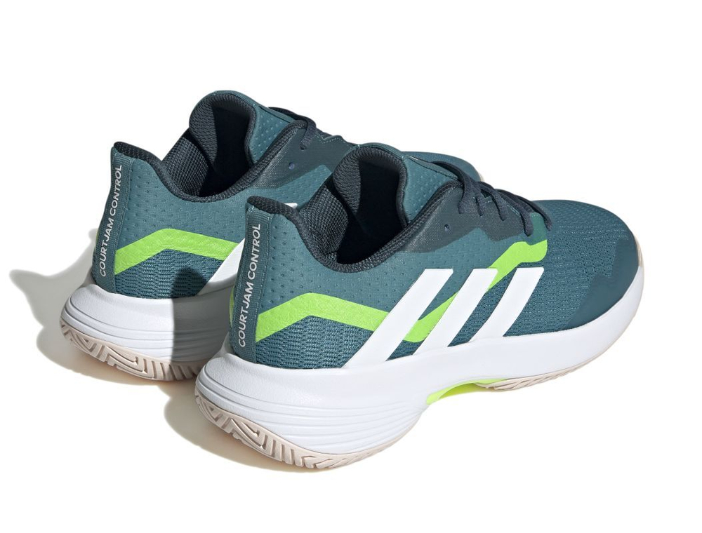 Женские Кроссовки теннисные Adidas CourtJam Control W - green/white