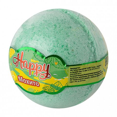 Бурлящий шар «Мохито» - 120 гр.