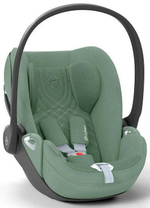 Коляска Cybex Coya Rosegold Frame Cloud T i-Size Leaf Green Plus Sepia Black с дождевиком и бампером