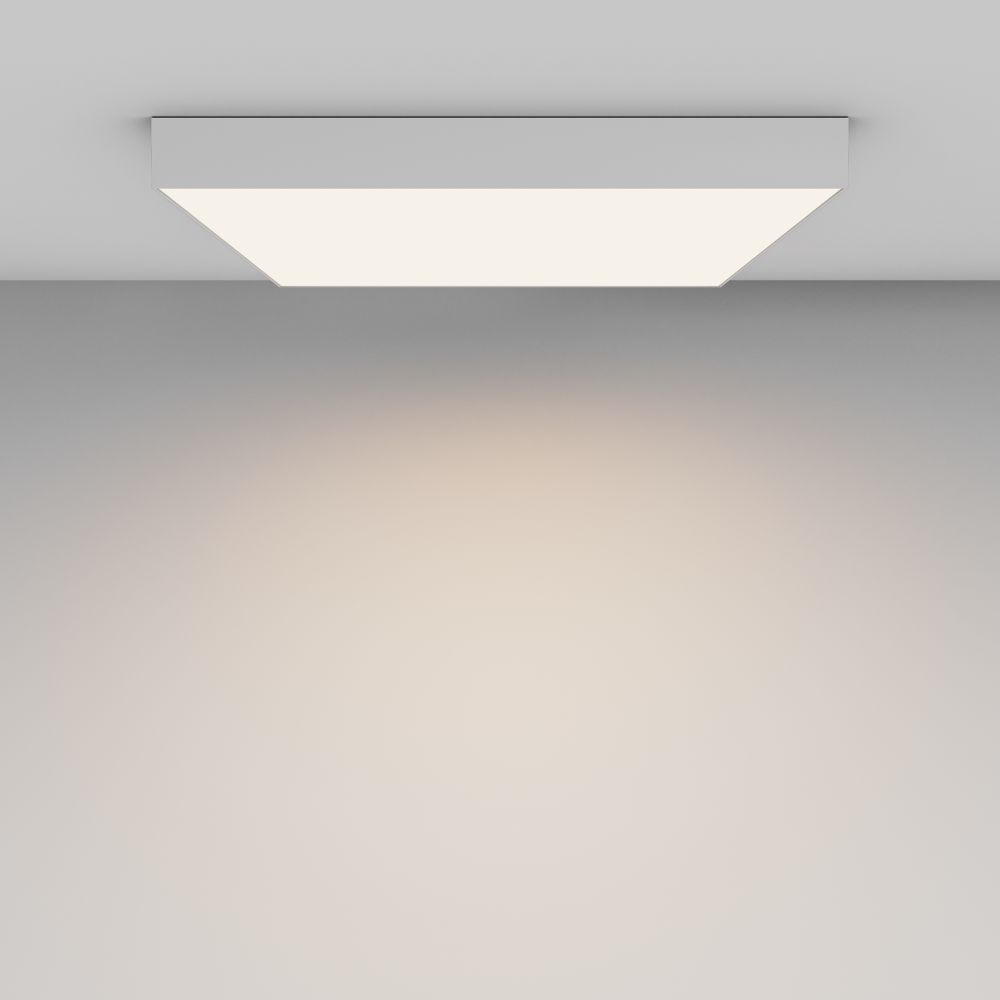 Светильник потолочный светодиодный Maytoni Zon C032CL-90W4K-SQ-W