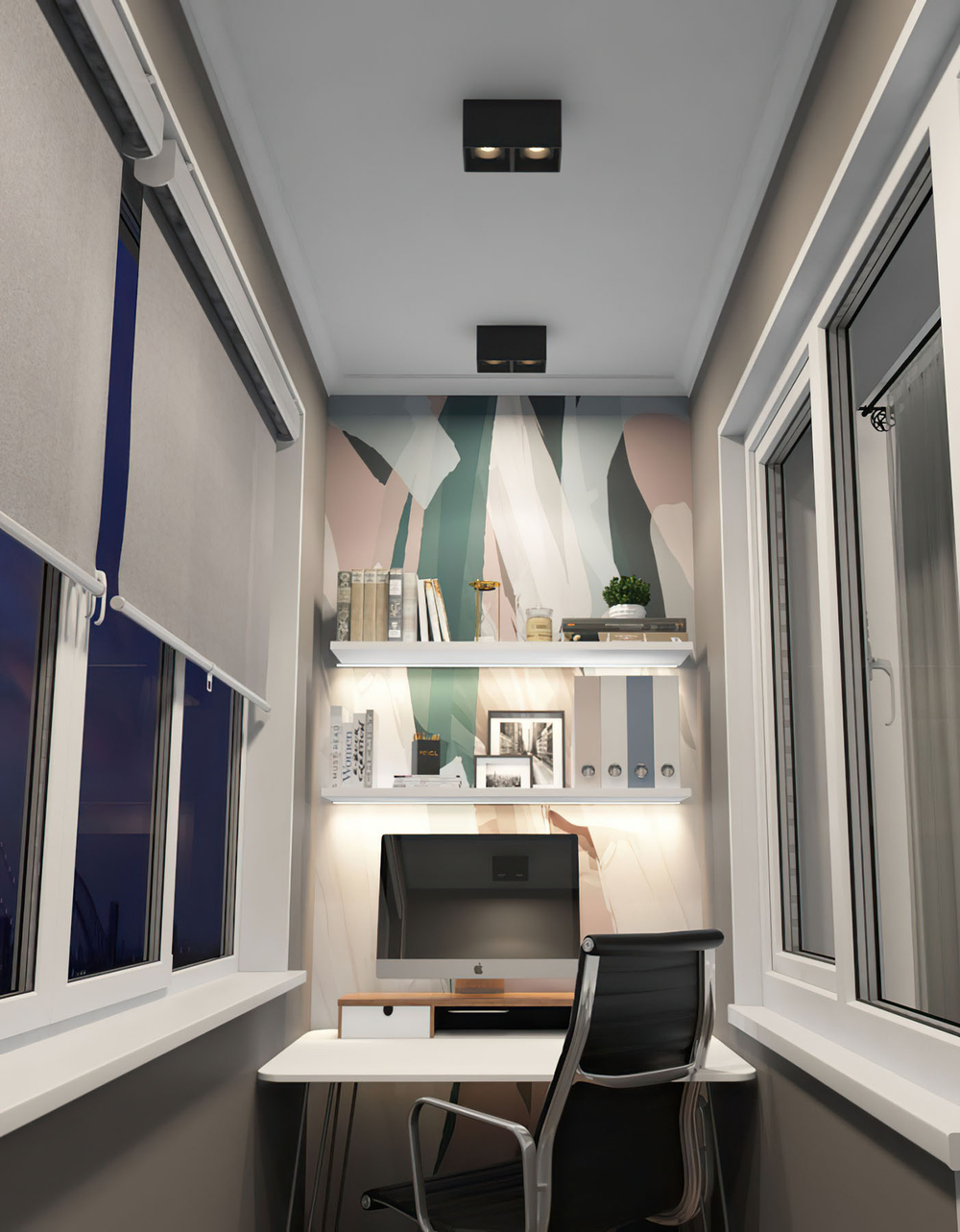 Накладной светильник Denkirs Rodvig DK3085-BK