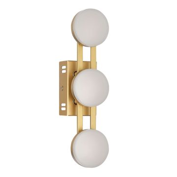 SL6610.201.03 Светильник настенный ST-Luce золотистый/белый LED 1*6W 4000K MONRO