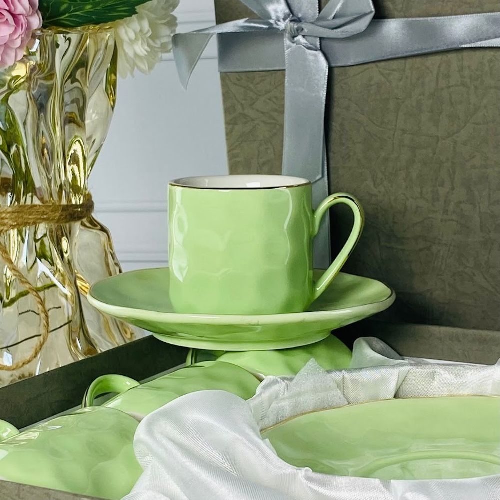 Lenardi 181-208 Кофейный набор 12пр.95мл в под.уп.(х12)Фарфор