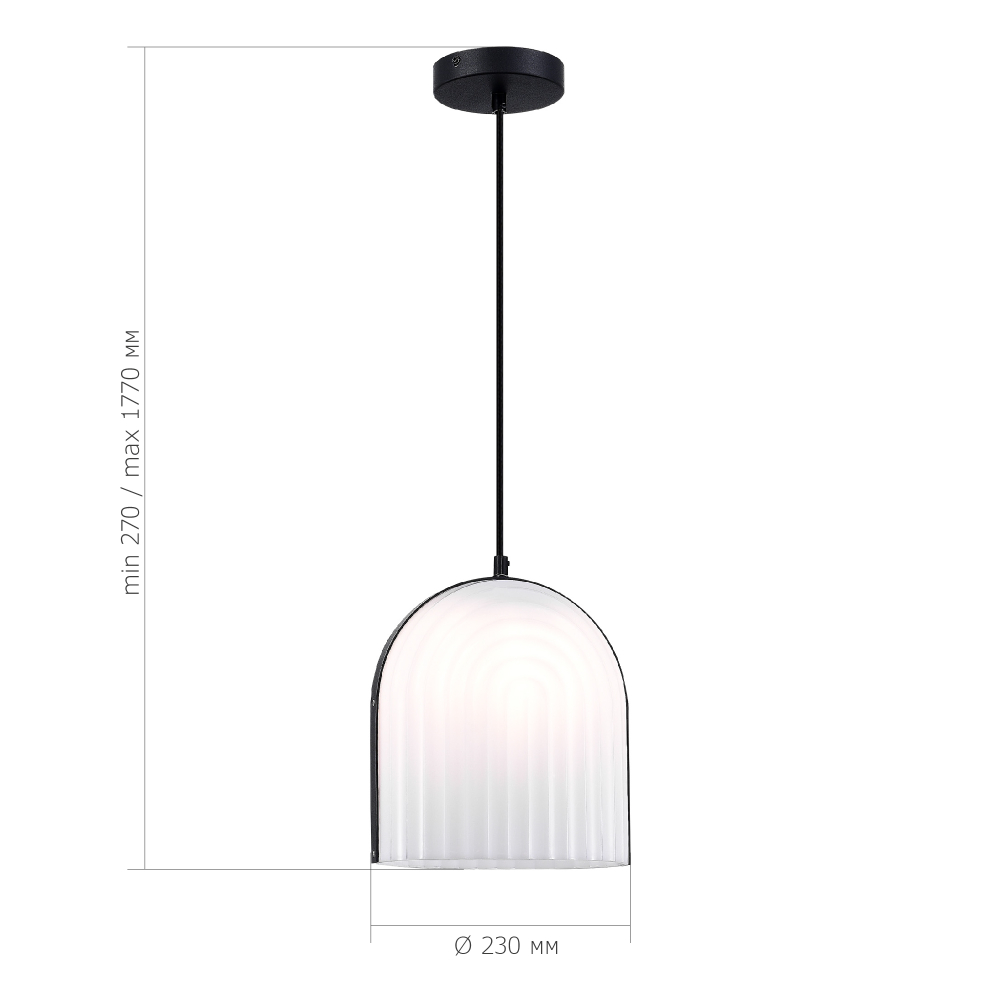 Светильник подвесной AIRE E27 LED 1х7W