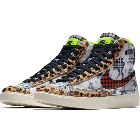 NIKE BLAZER Кроссовки для скейтбординга MID Топ Унисекс