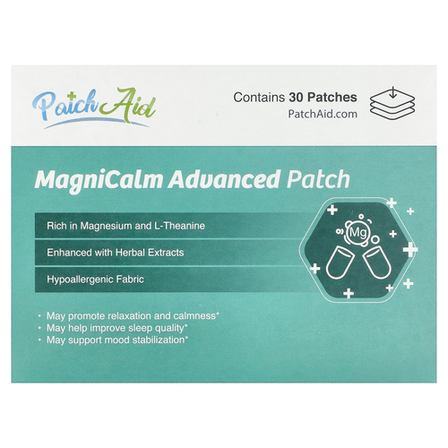 PatchAid, MagniCalm Advanced Patch, улучшенный патч, 30 патчей