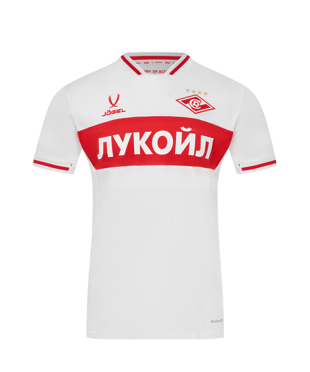 Футболка игровая Jögel PerFormDRY Spartak 25 Away Jersey-K, белый