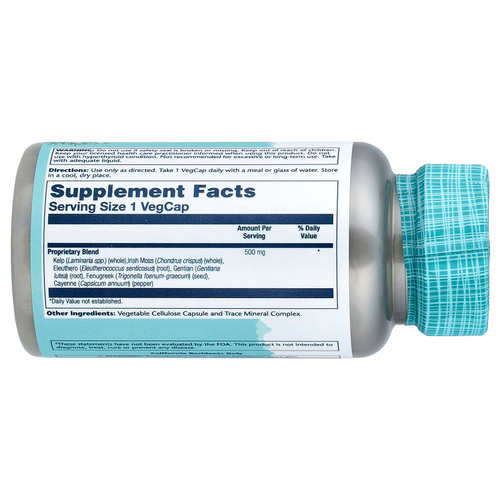 Solaray, Thyroid Blend SP-26™, 100 растительных капсул