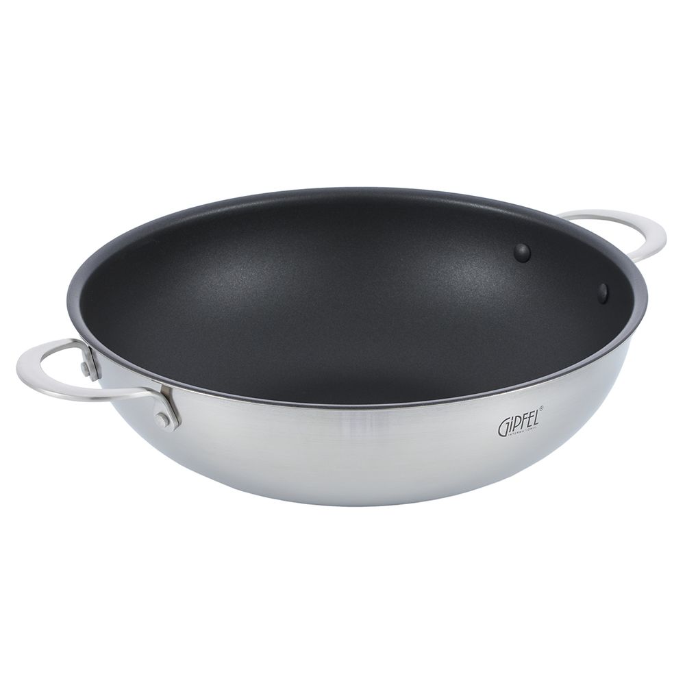 Вок из нержавеющей стали Gipfel Fusion 52190 32 см/6 л