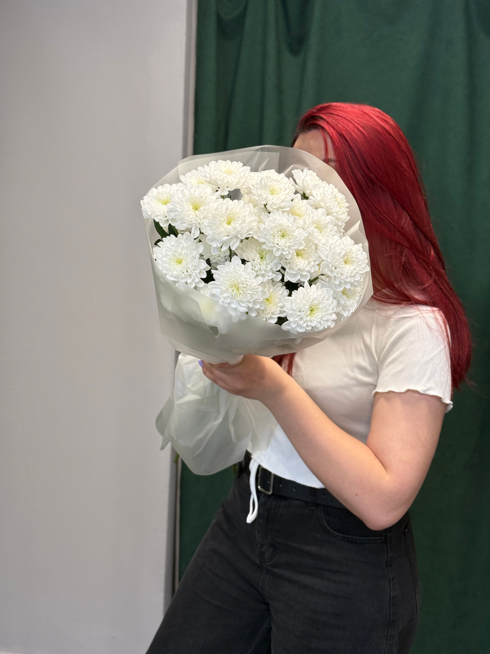 Монобукет Кустовая хризантема