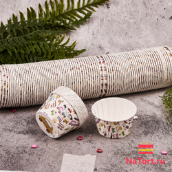 Формы бумажные с ламинацией «Маффин» 50х40 мм (Транспорт) 100 шт