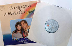 Винтажная виниловая пластинка Claudia Mori and Adriano Celentano Storia Damore (Germany 1980)