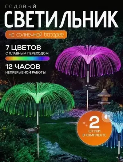 Светильник садовый на солнечной батарее