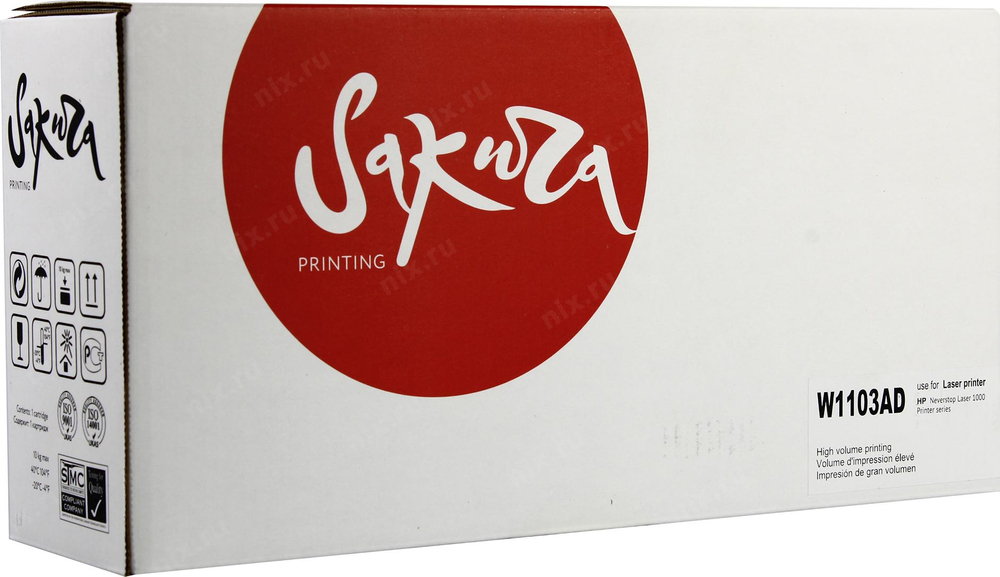 Картридж SAKURA W1103AD Black для HP  Neverstop  Laser 1000/1200