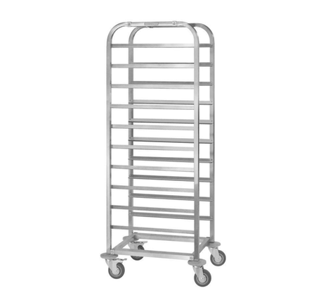 Тележка-шпилька ТШПп - 420*620*1800 "Profi Inox", 12 уровней подносов 300-360*600