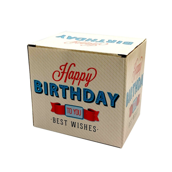 Кружка гигант С днем рождения, Happy Birthday