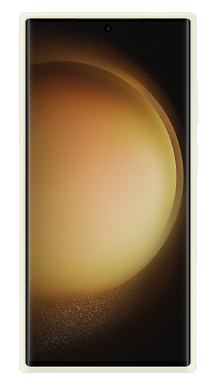 Чехол-накладка Samsung Galaxy S23 Ultra Silicone Case бежевый