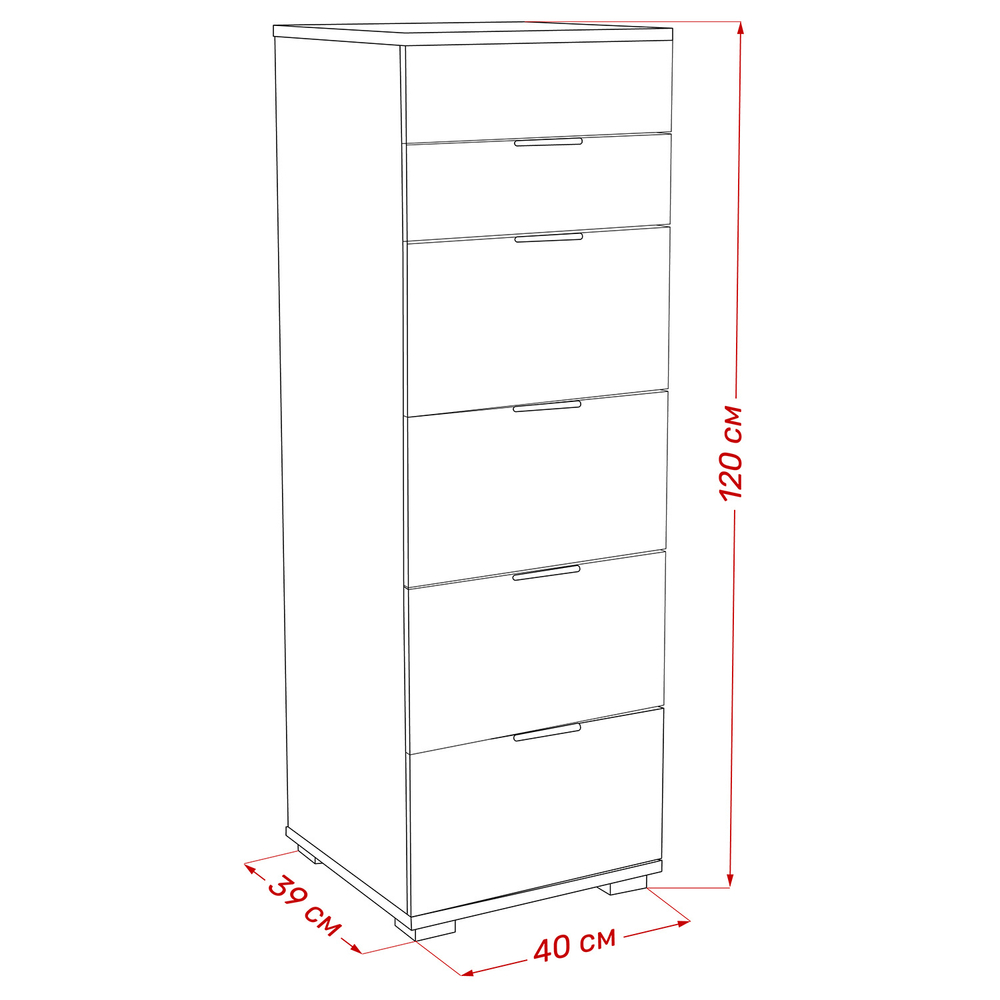 Комод Leset Наоми 6