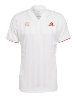 Мужская теннисная футболка Adidas Freelift Tee ENG M - белый