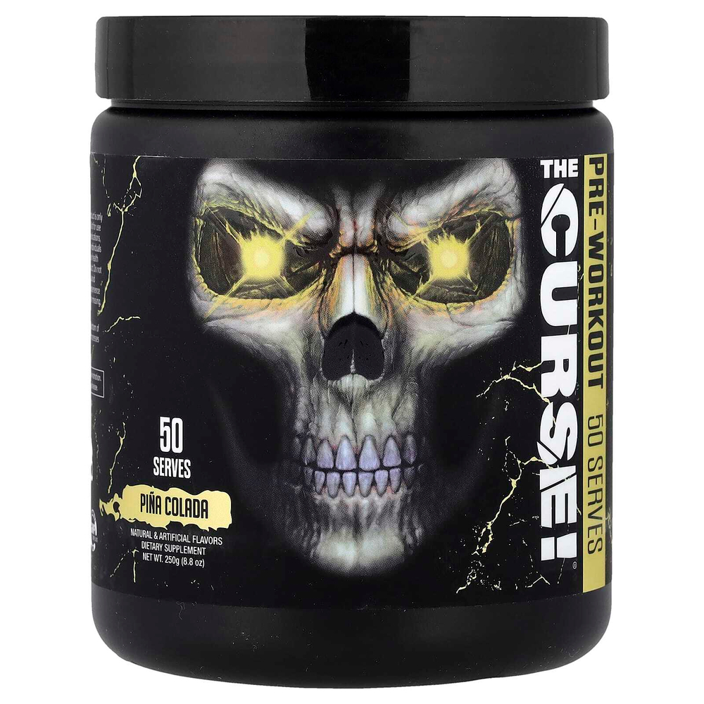 JNX Sports, The Curse, предтренировочная добавка, пина колада, 250 г (8,8 унции)