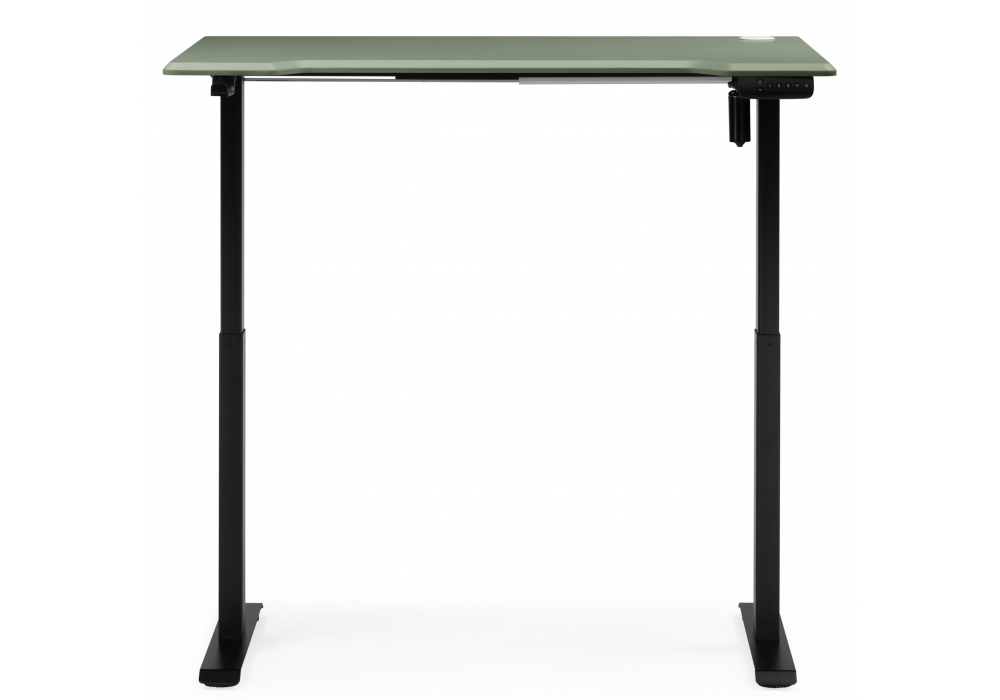 Компьютерный стол Woodville Маркос 140х80 зеленый, черный, ножки черные