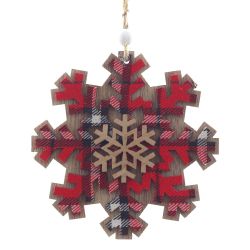 GAEM Украшение новогоднее "Снежинка", L10 W0,5 H11 см, 3в.