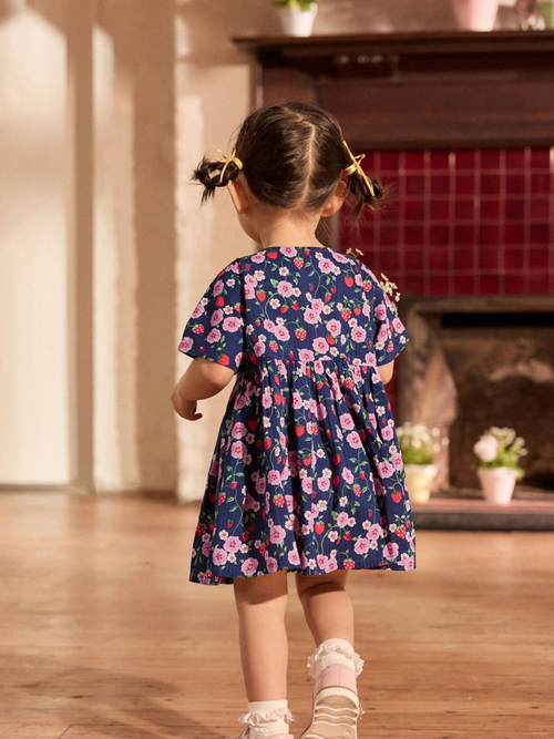 Платье для девочки Next 906-161, Темно-синий
